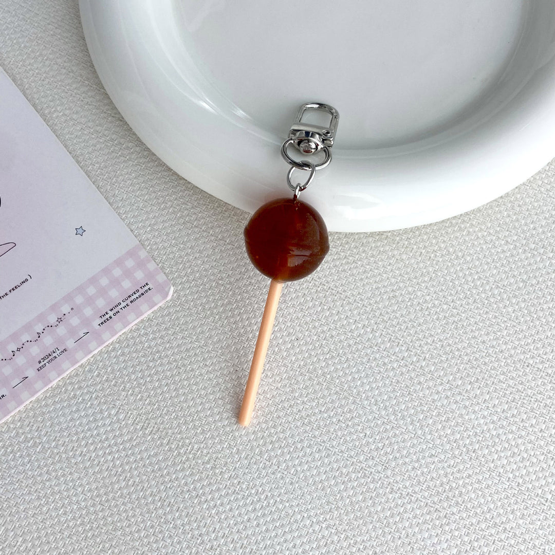 Lollipop-Inspired Charm Keychain Kalsten