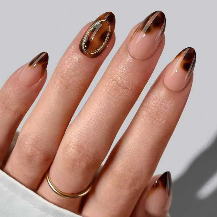 Artificial nails with elegant and curved tip Kalsten