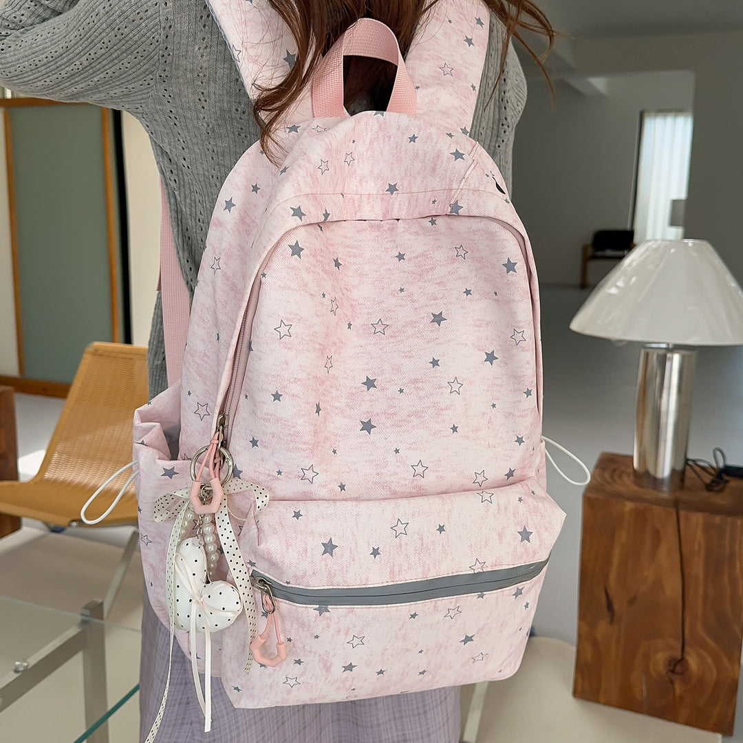 Star-Patterned School Backpack Kalsten