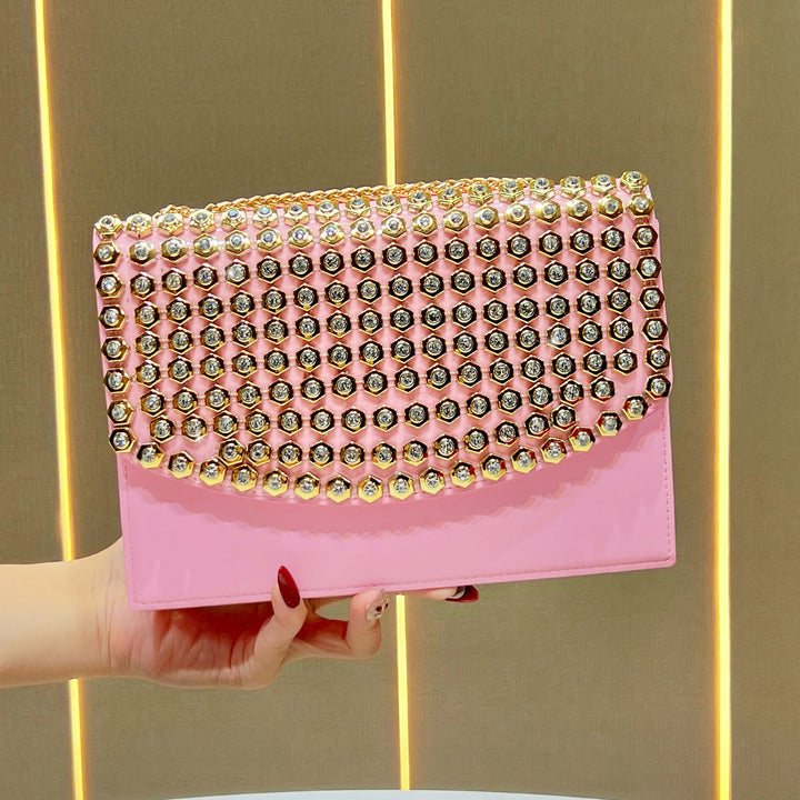 Luxurious Studded Evening Clutch