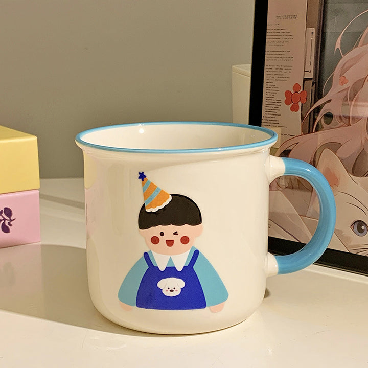 Ceramic mug with cute children's design Kalsten