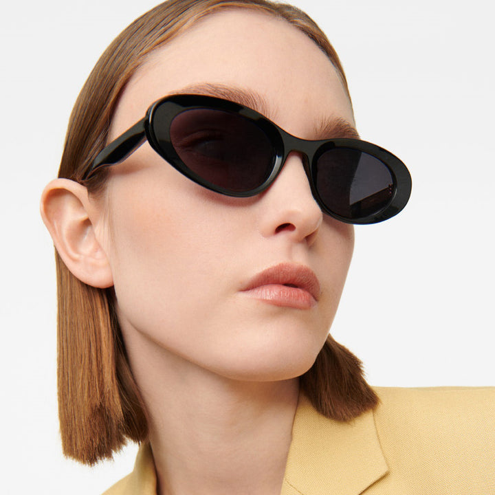 Ladies Designer Sunglasses in Modern Oval Design Kalsten