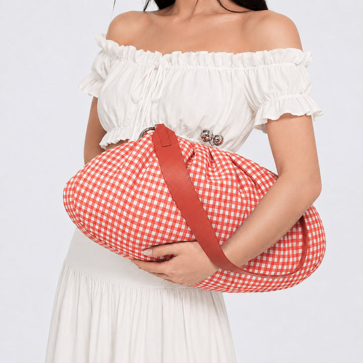 Ruched Clutch Purse