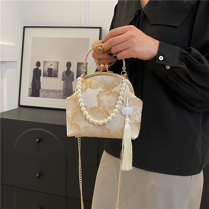 Vintage Floral Clutch Purse