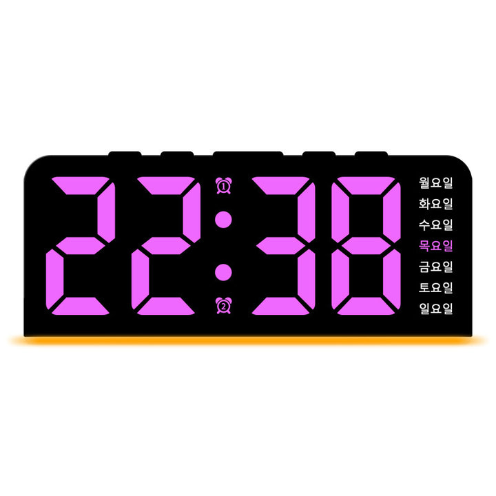 Digital LED alarm clock with color change Kalsten