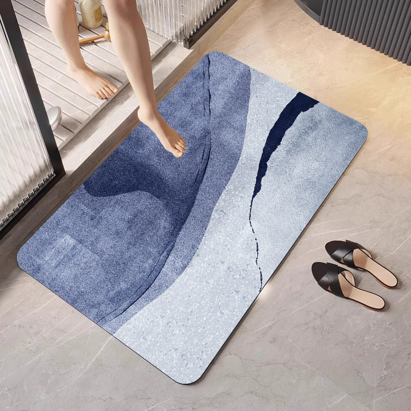 Elegant Monogrammed Bathroom Mat Kalsten
