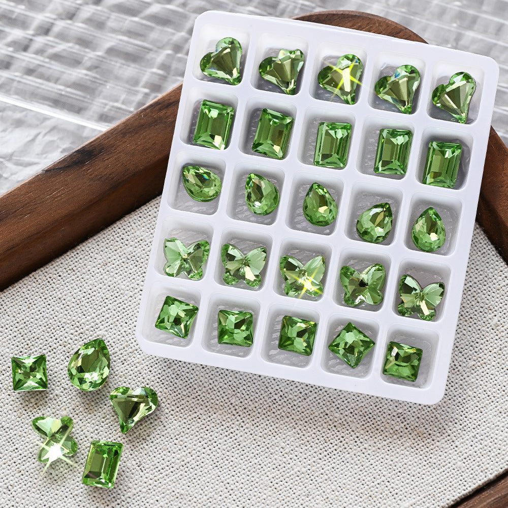 Decorative Resin Nail Art Gem Set