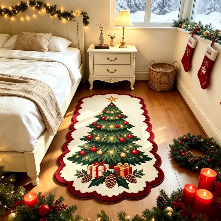 Winter-Themed Decorative Runner Rug