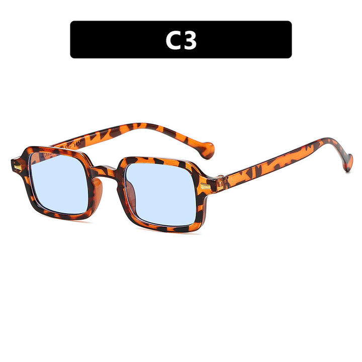 Ladies exclusive square sunglasses with elegant metal frame and UV protection Kalsten