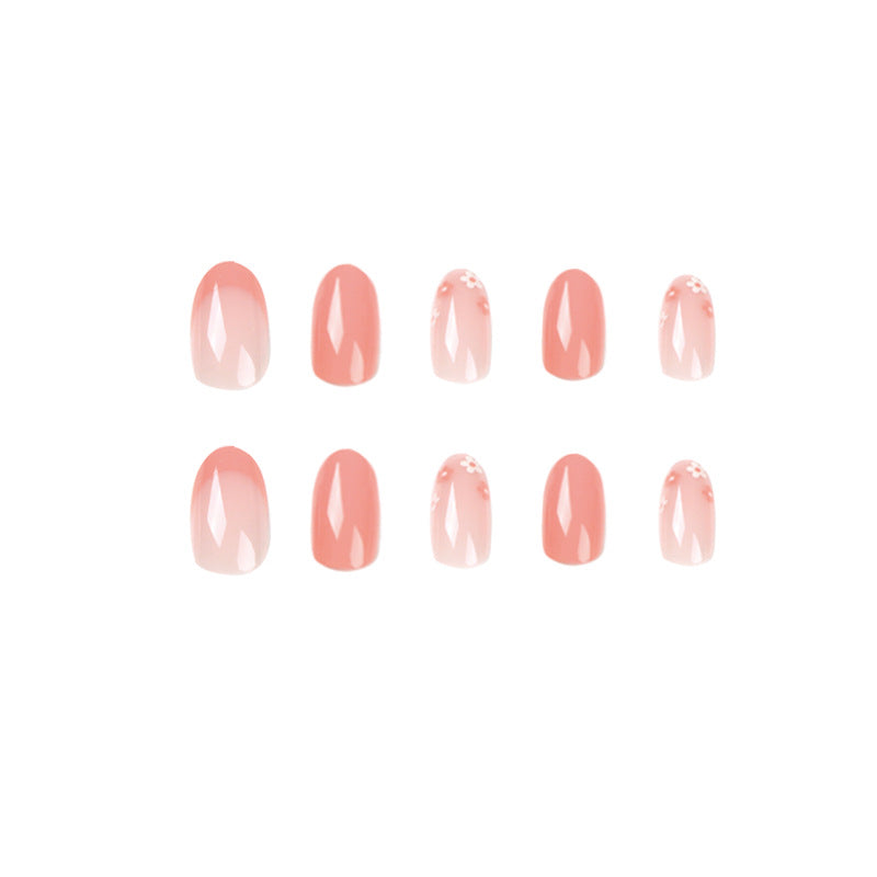 Artificial nail art with elegant floral design Kalsten