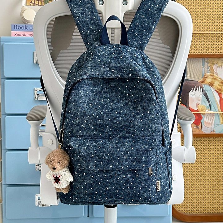 Stylish Polka Dot Everyday Backpack Kalsten