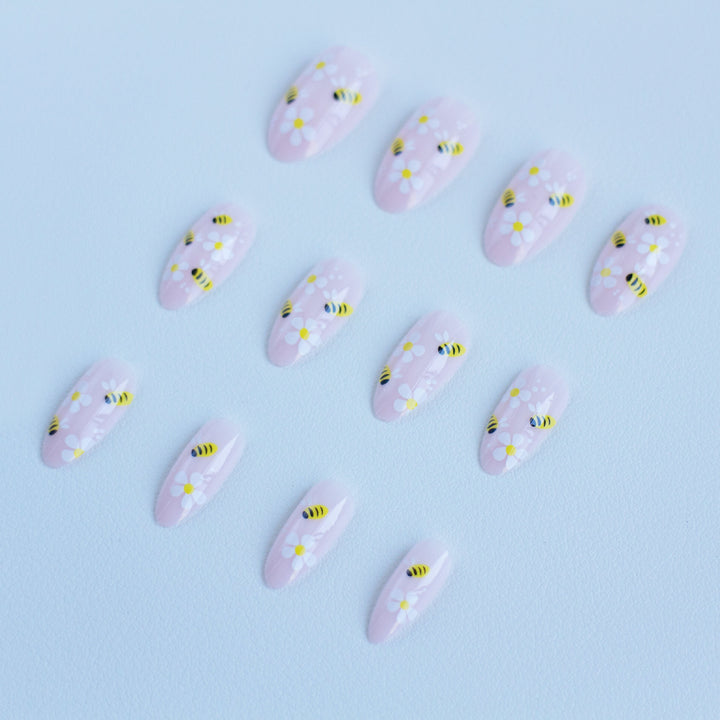 Artistic Floral and Bee Nail Art Kit