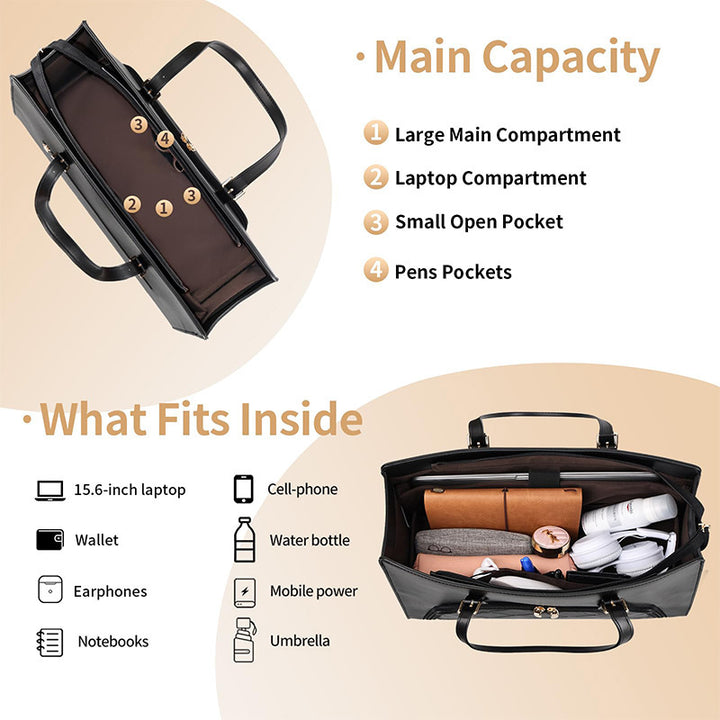 Insulated Multi-Compartment Lunch Tote Kalsten