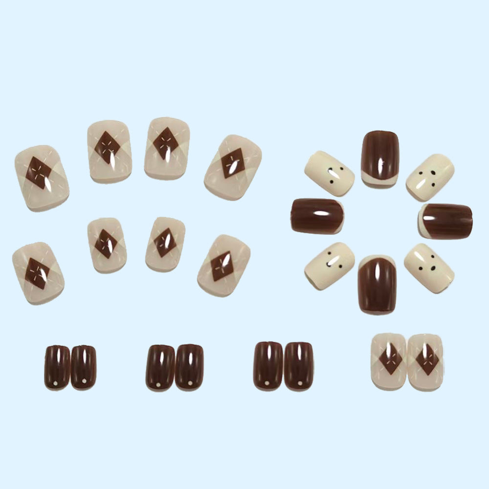 Artificial nail set with cute animal designs Kalsten