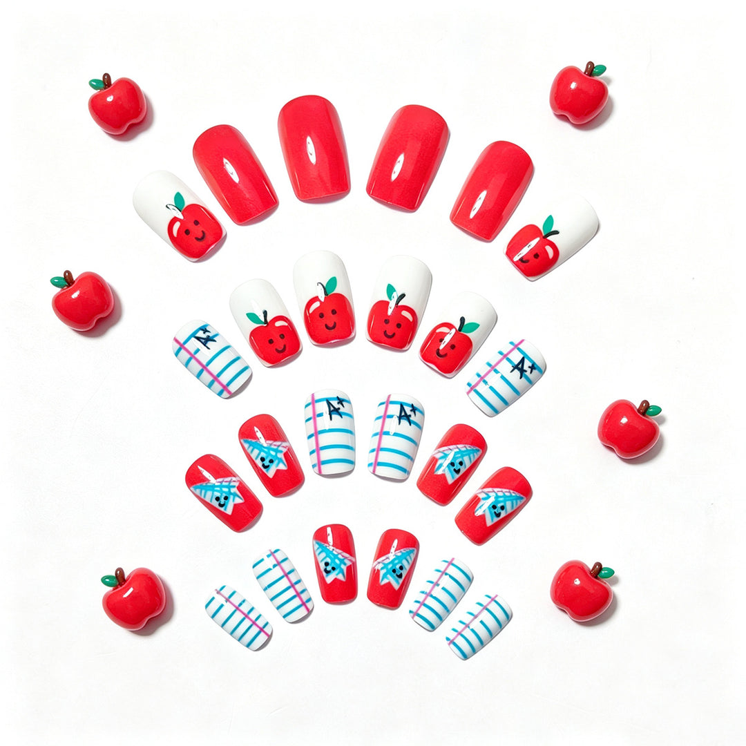 Creative School-Themed Nail Art Kalsten
