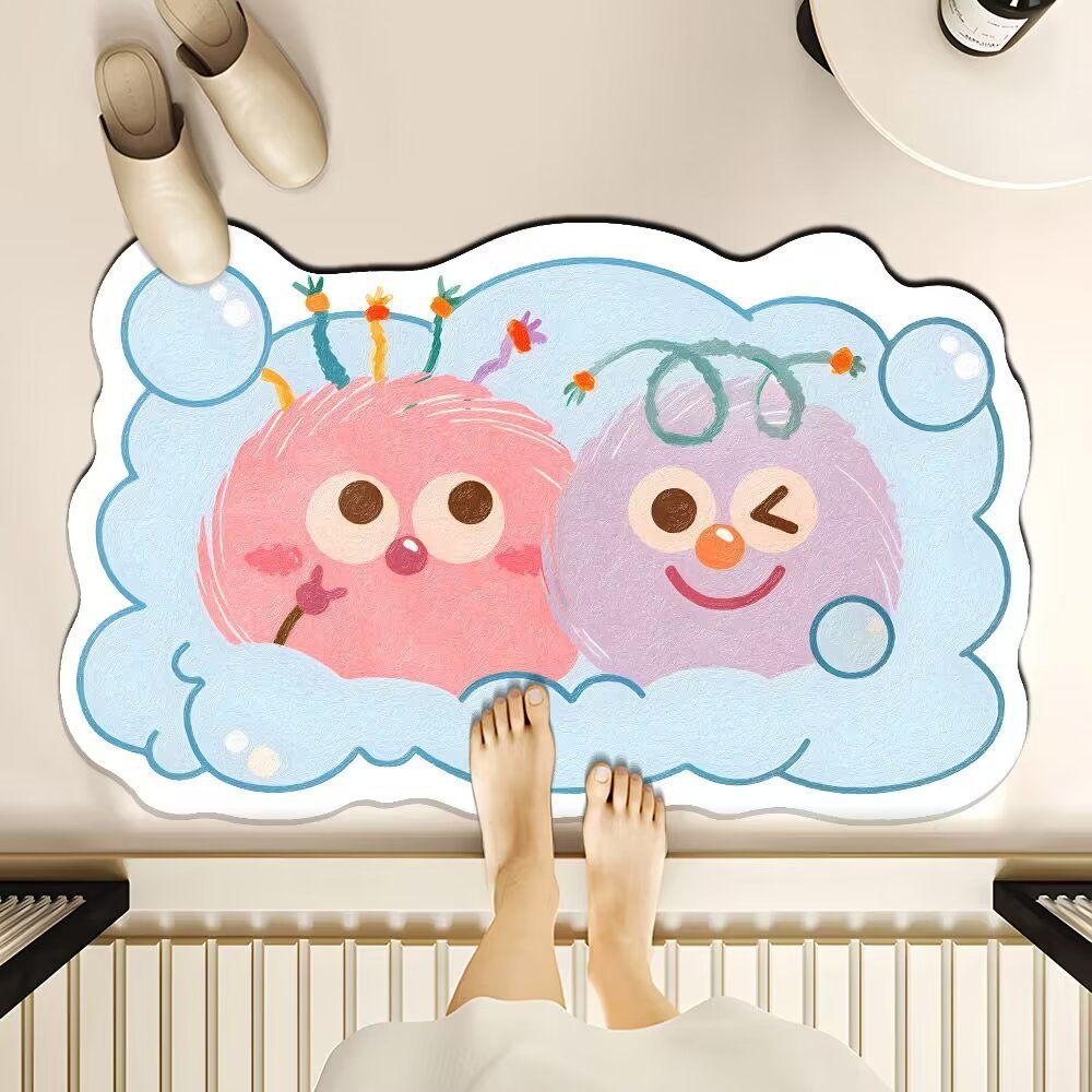 Cute Dessert-Themed Bath Mat