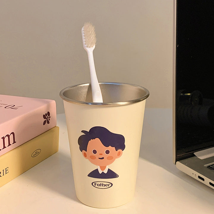 Wall-mounted toothbrush holder with playful design Kalsten