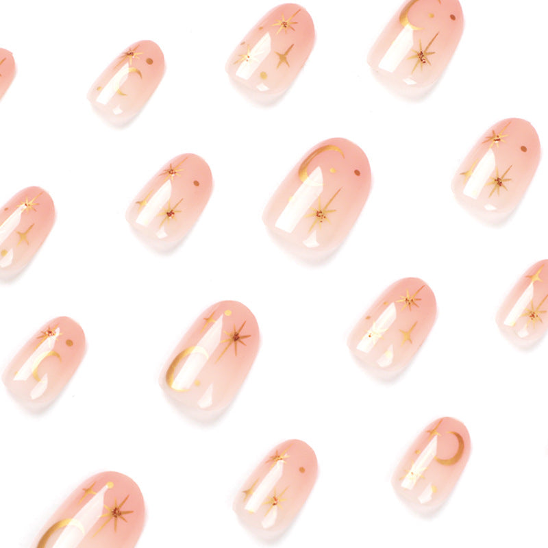 Artistic Nail Art with Stars and Moon Designs Kalsten
