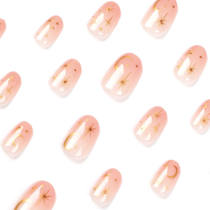 Artistic Nail Art with Stars and Moon Designs Kalsten