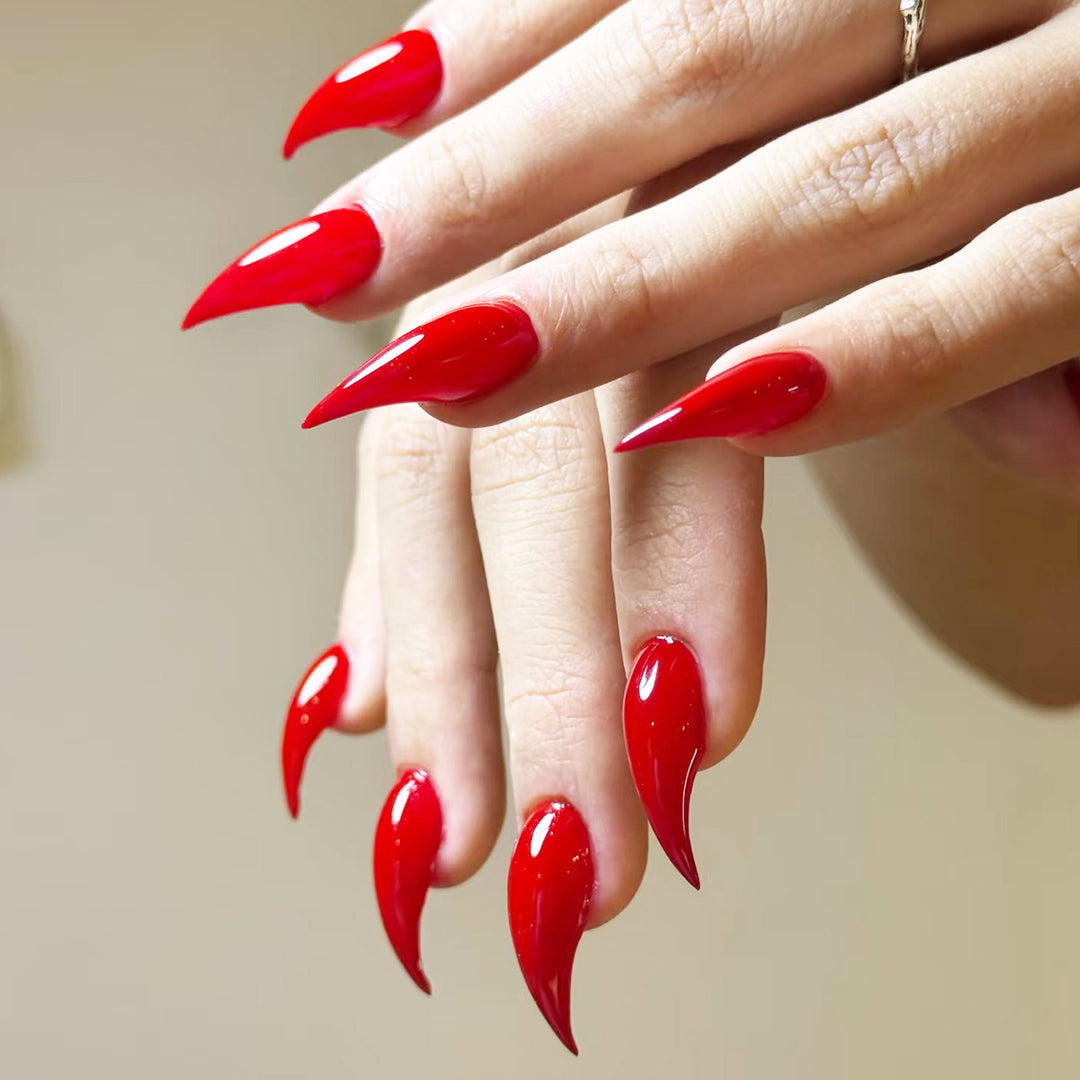 Sleek Stiletto Nail Enhancements Kalsten