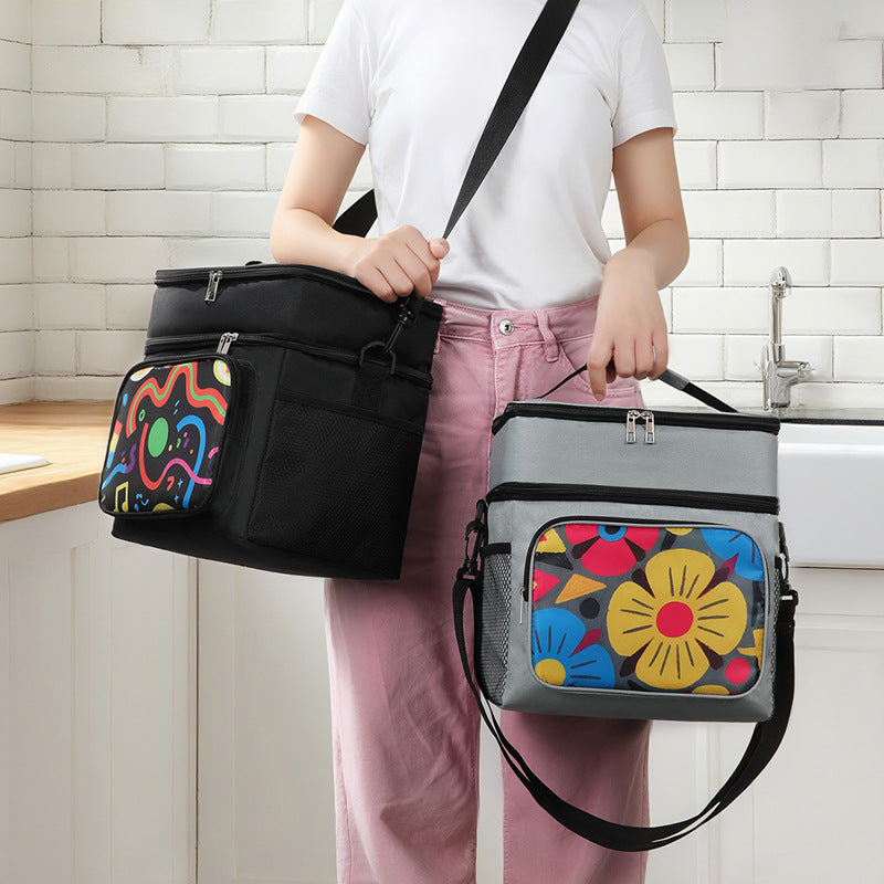 Insulated Floral Lunch Cooler Bag Kalsten
