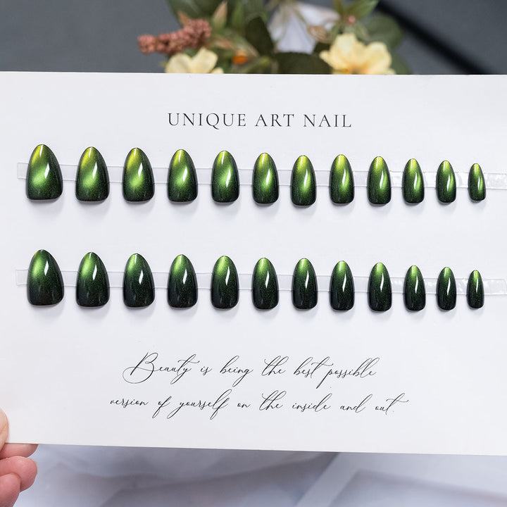 Glossy Long-Lasting Press-On Nail Set