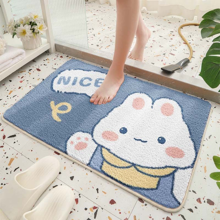 Cute Cartoon Bear Bath Mat