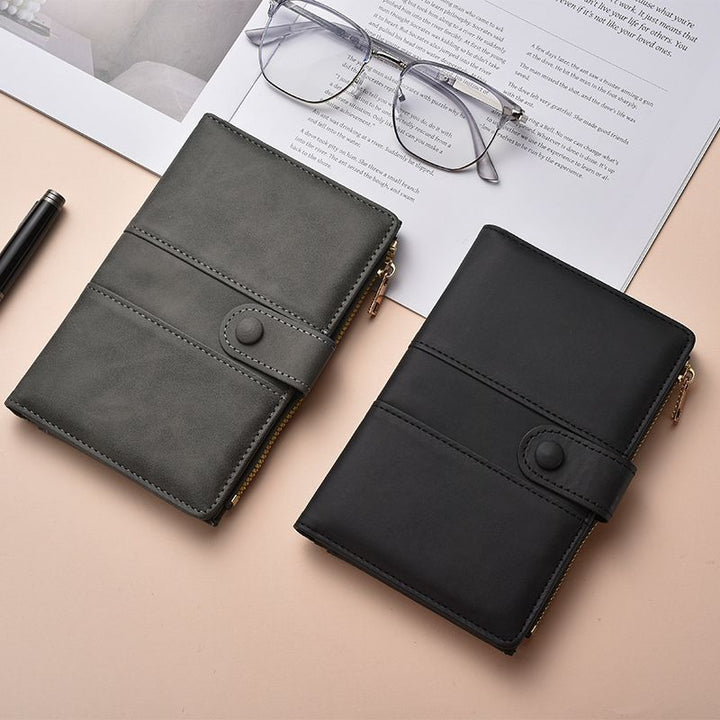 Premium Leather Zippered Journal Organizer Kalsten