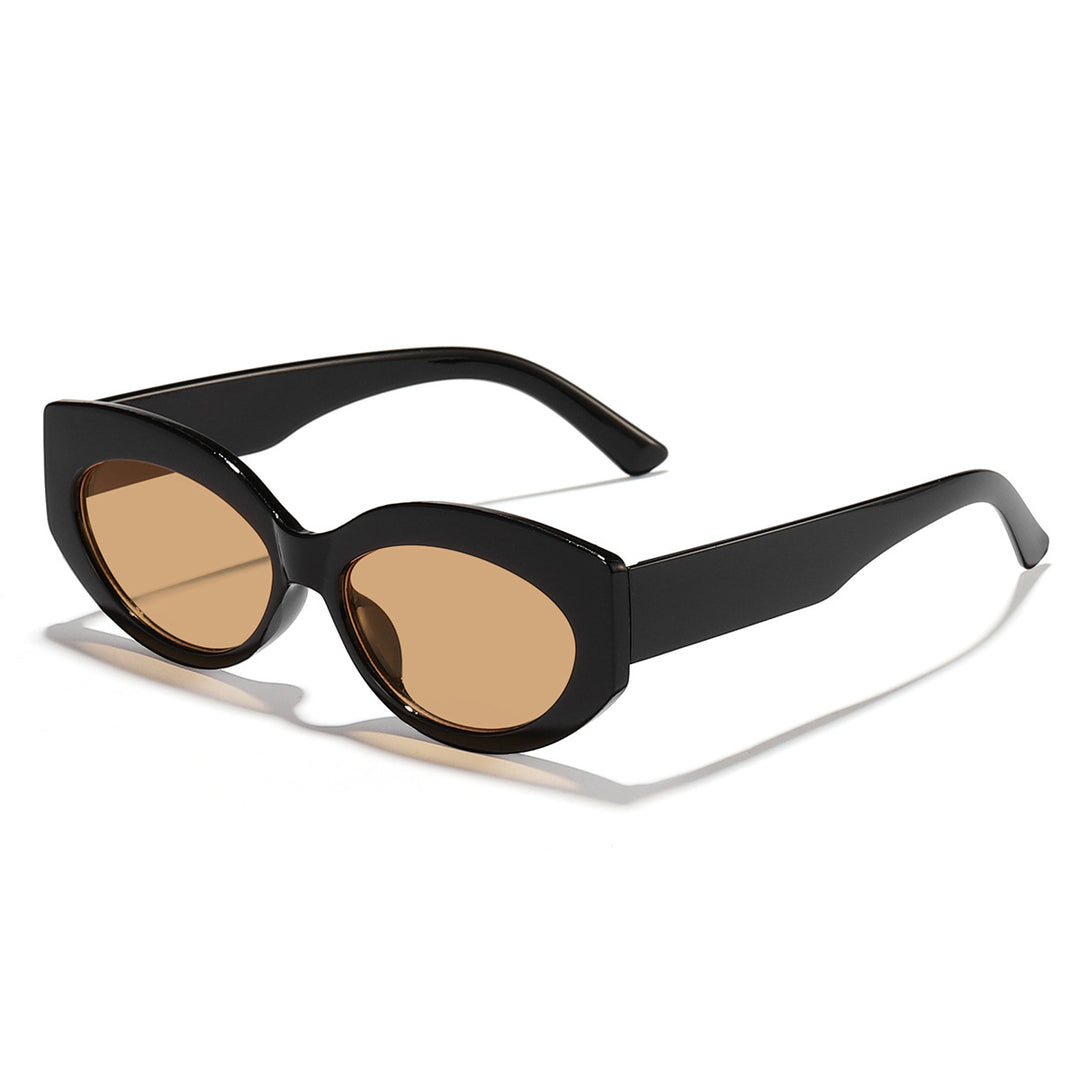 Ladies Cat-Eye Sunglasses with Playful Transparency Design Kalsten