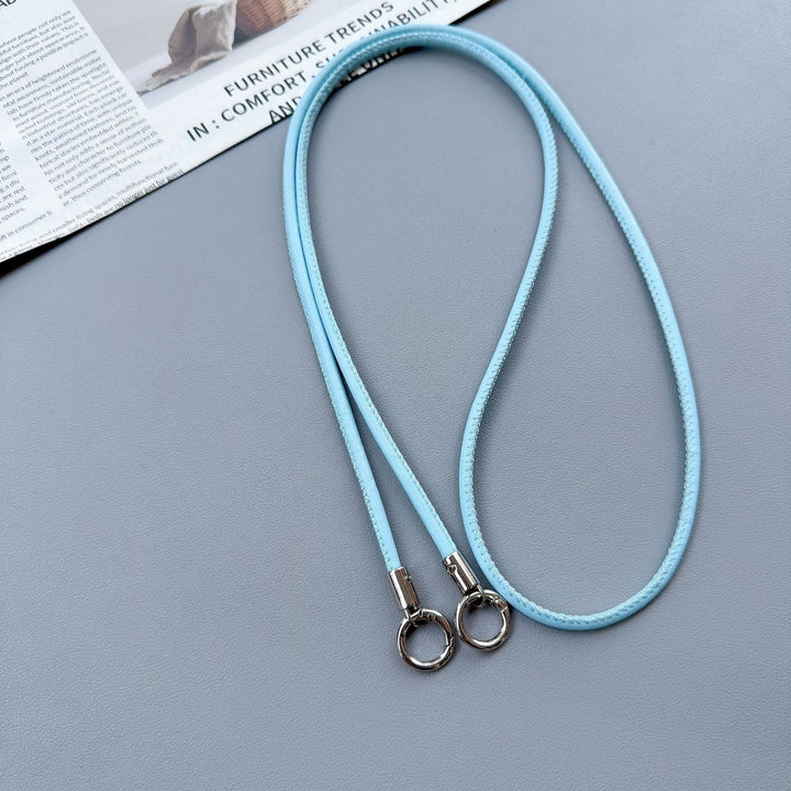 Premium Double-Ring Leather Lanyard Kalsten