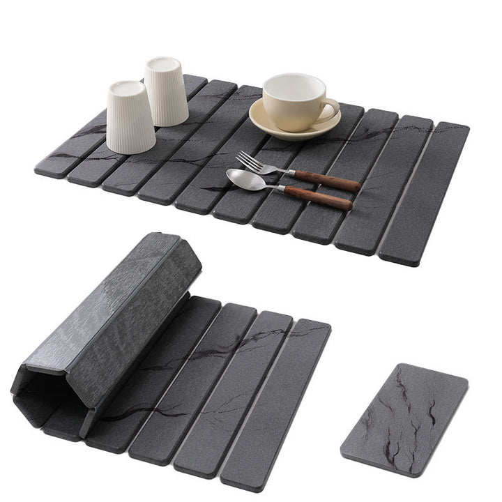 Premium Multi-Textured Dish Drying Mat Kalsten