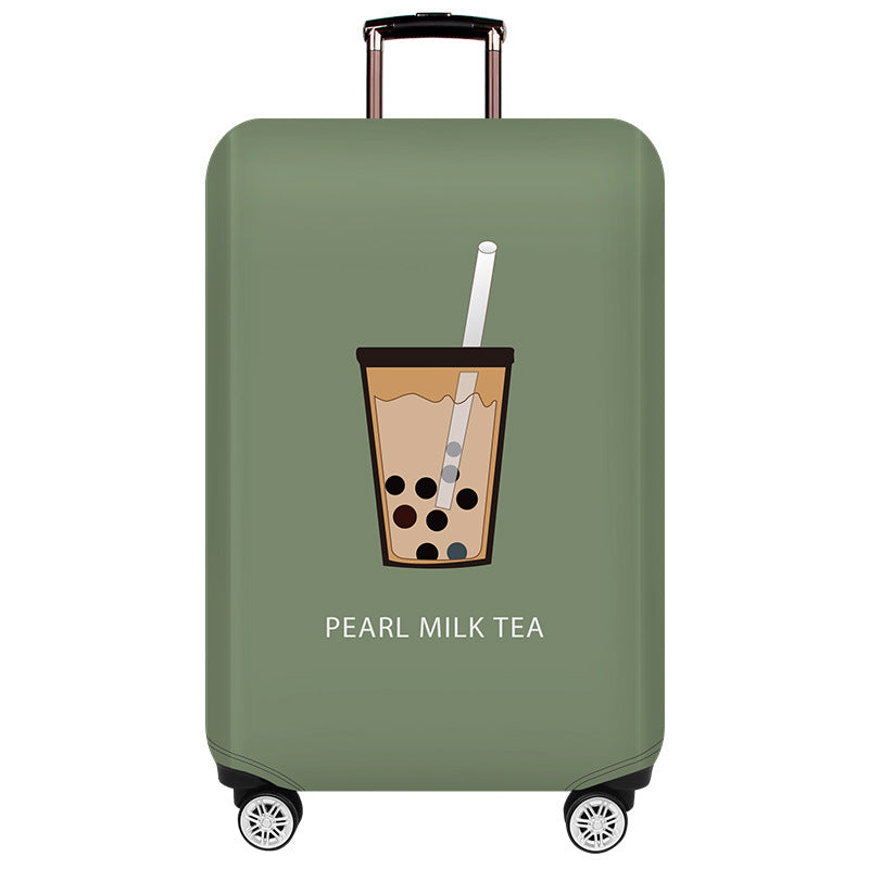 Unisex hard-shell suitcase with unique Pomeranian motif Kalsten