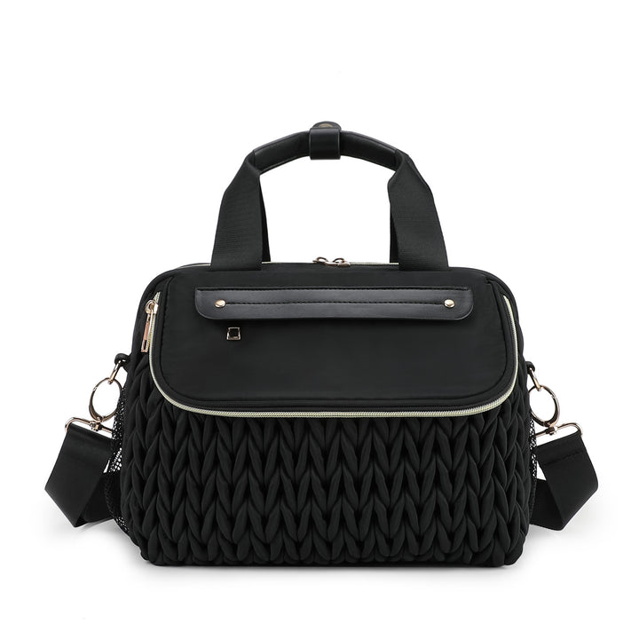 Fashionable diaper bag with elegant woven look Kalsten
