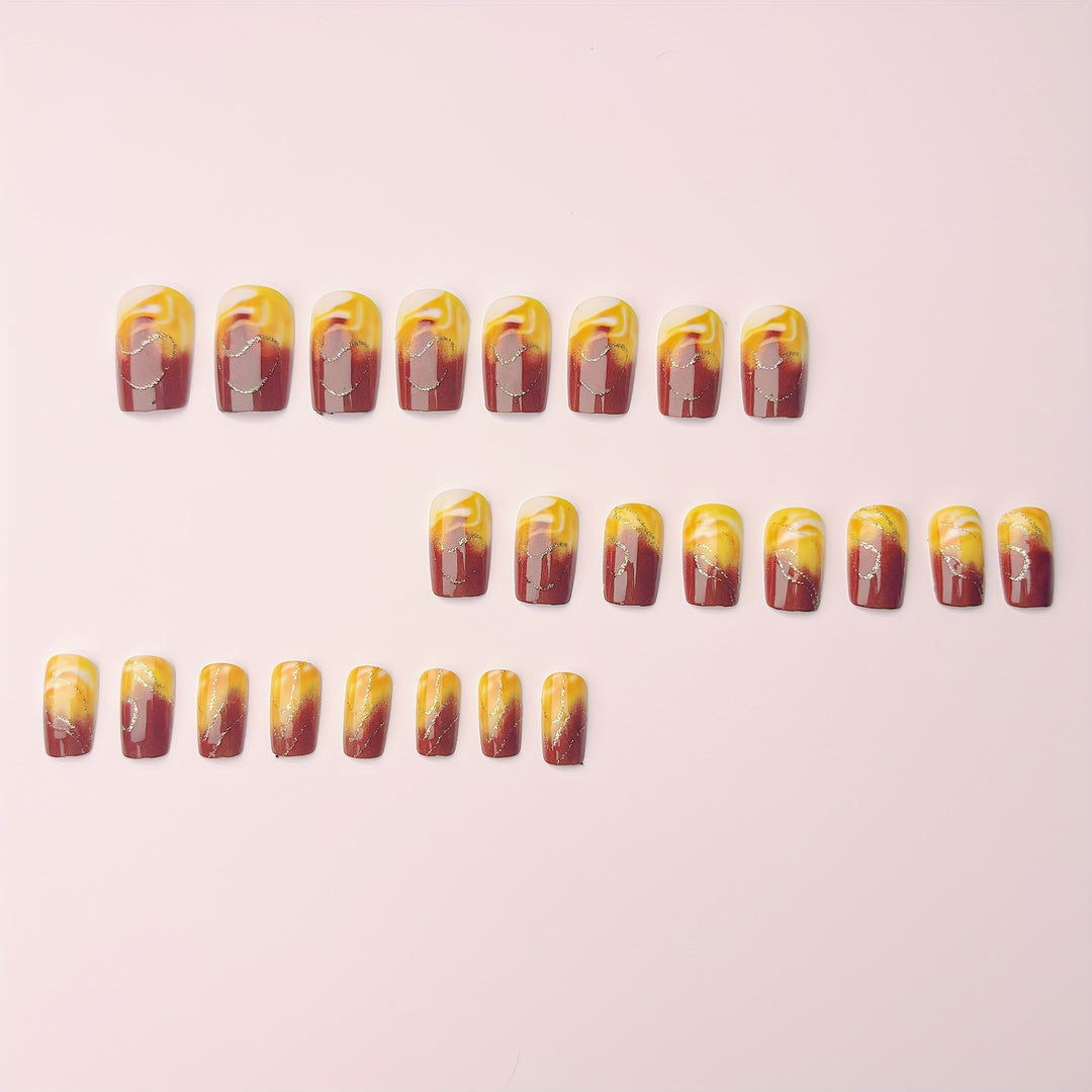 Marble Design Nail Art Kalsten