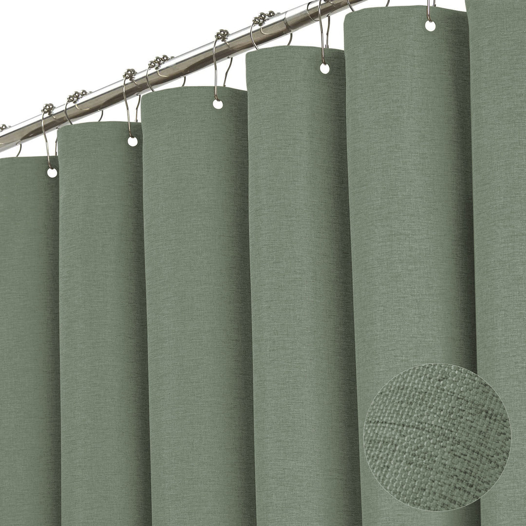 Textured Fabric Shower Curtain Kalsten