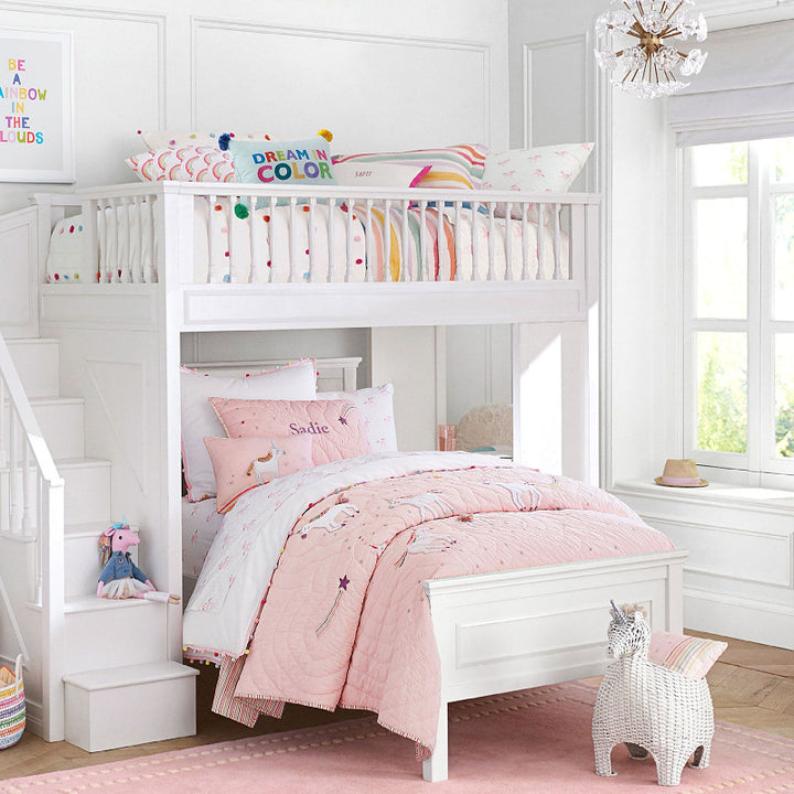 Playful decoration basket in unicorn design Kalsten