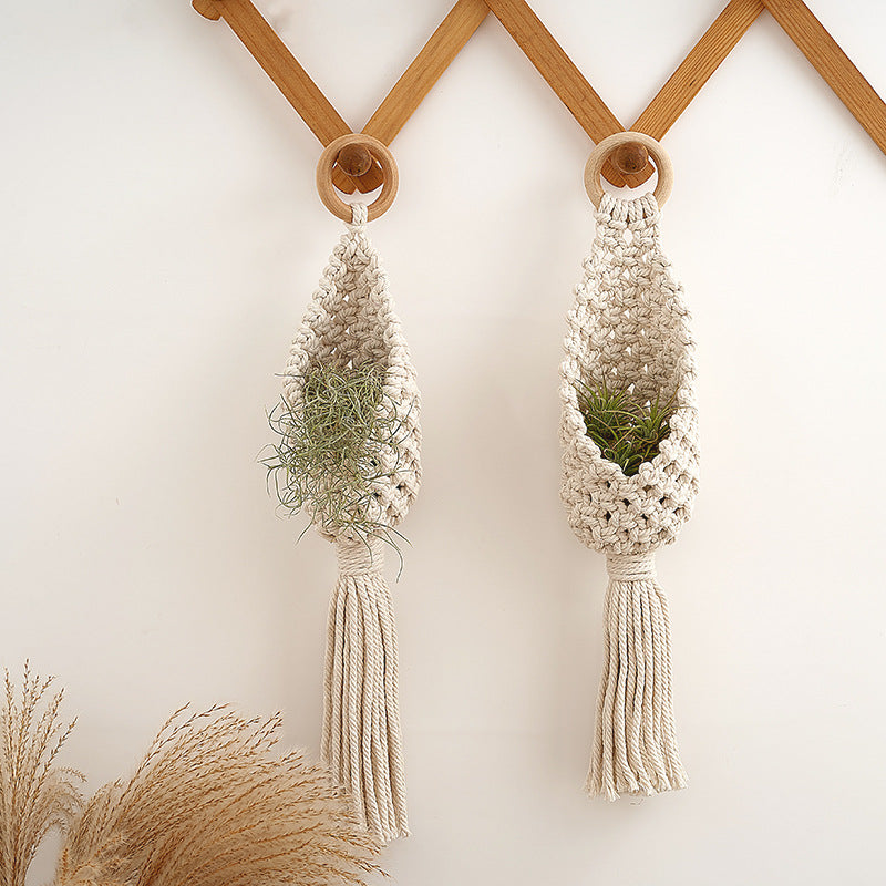 Macramé Plant Holder with Decorative Hanging Design Kalsten