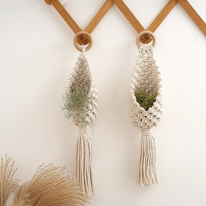 Macramé Plant Holder with Decorative Hanging Design Kalsten