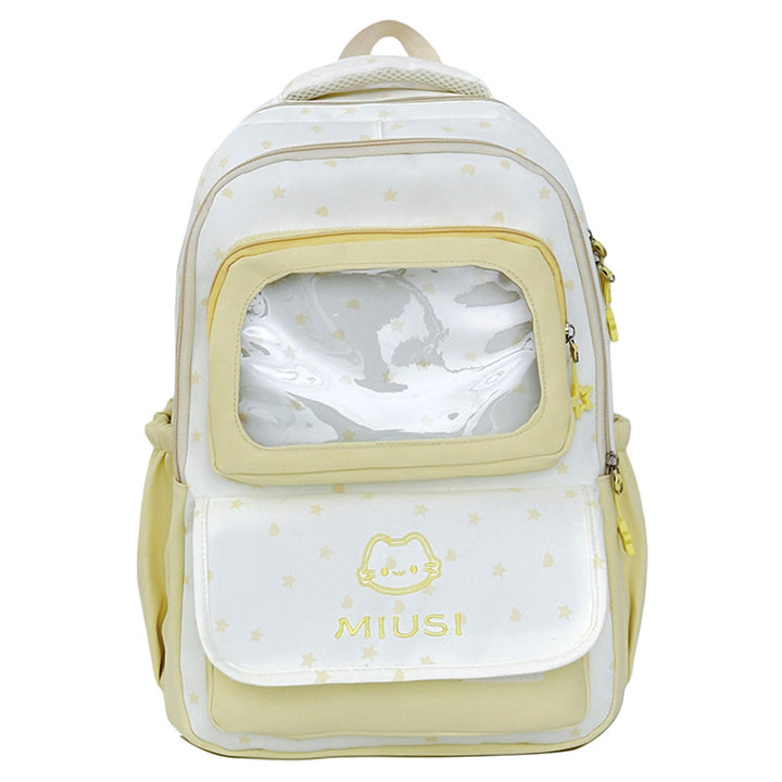 Cute Cartoon-Theme Transparent Window Backpack Kalsten