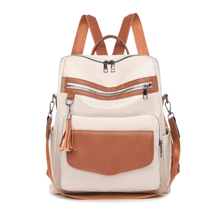 Vintage-Inspired Leather Backpack Kalsten