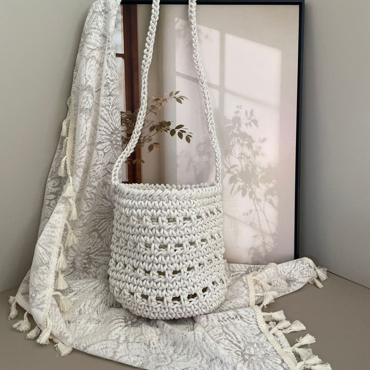 Hand-knotted tote bag Kalsten