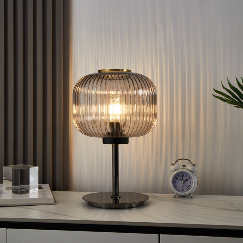 Modern Ribbed Table Lamp
