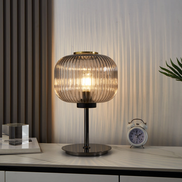 Modern Ribbed Table Lamp