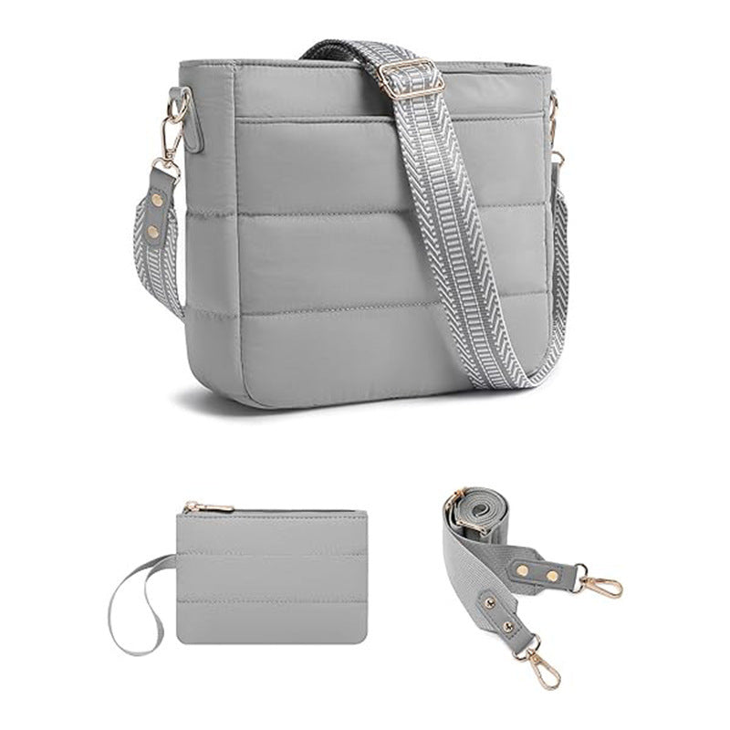Fashionable shoulder bag with removable card case Kalsten