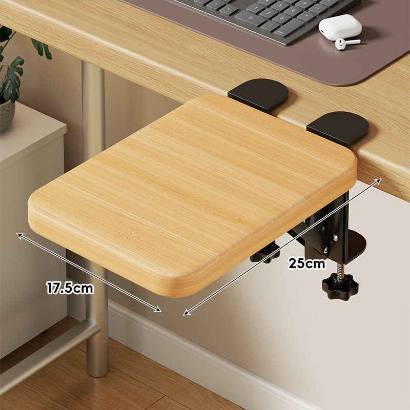 Under-Desk Sliding Keyboard Tray and Desk Extender with Smooth Glide Mount