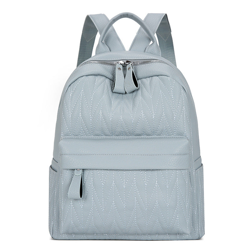 Quilted Leather Backpack Kalsten