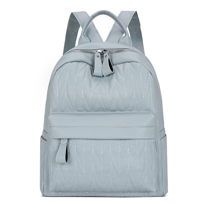 Quilted Leather Backpack Kalsten