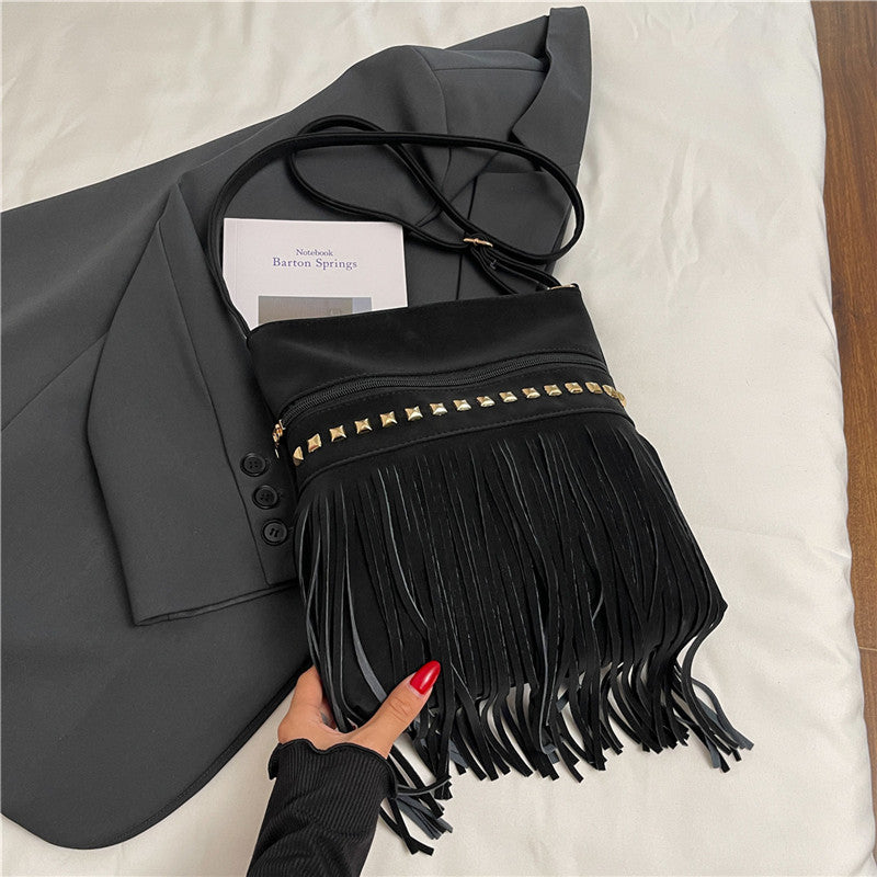 Stylish Fringe Crossbody Bag Kalsten