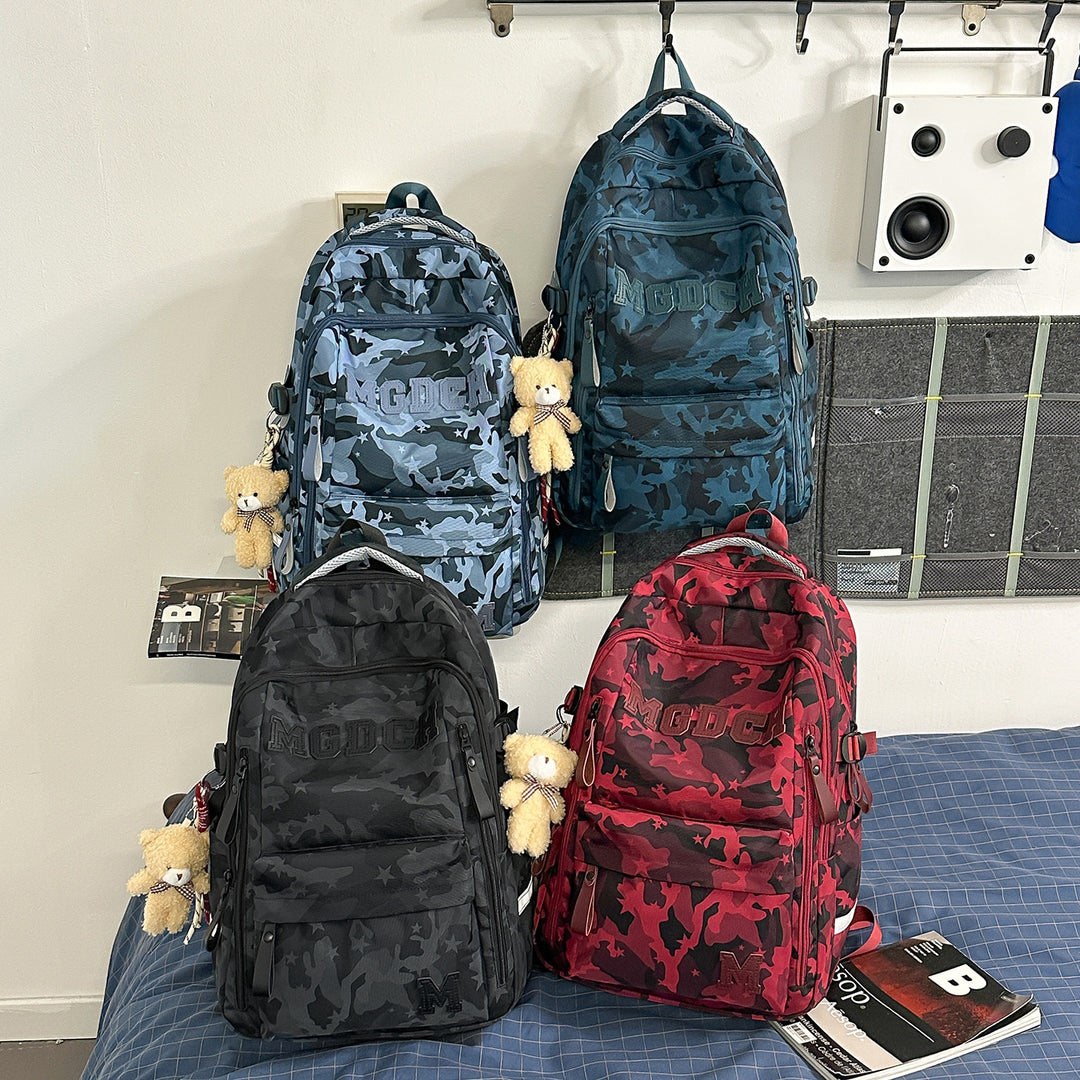 Durable Camo-Printed Day Backpack Kalsten