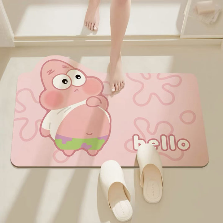 Cartoon Character Themed Bath Mat Kalsten